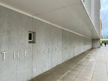 World Bank building.