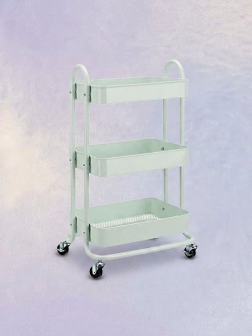 3-Tier Metal Rolling Utility Cart