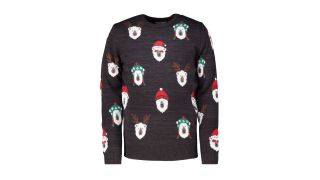 Best Christmas Jumpers including a jumper featuring polar bears in santa hats