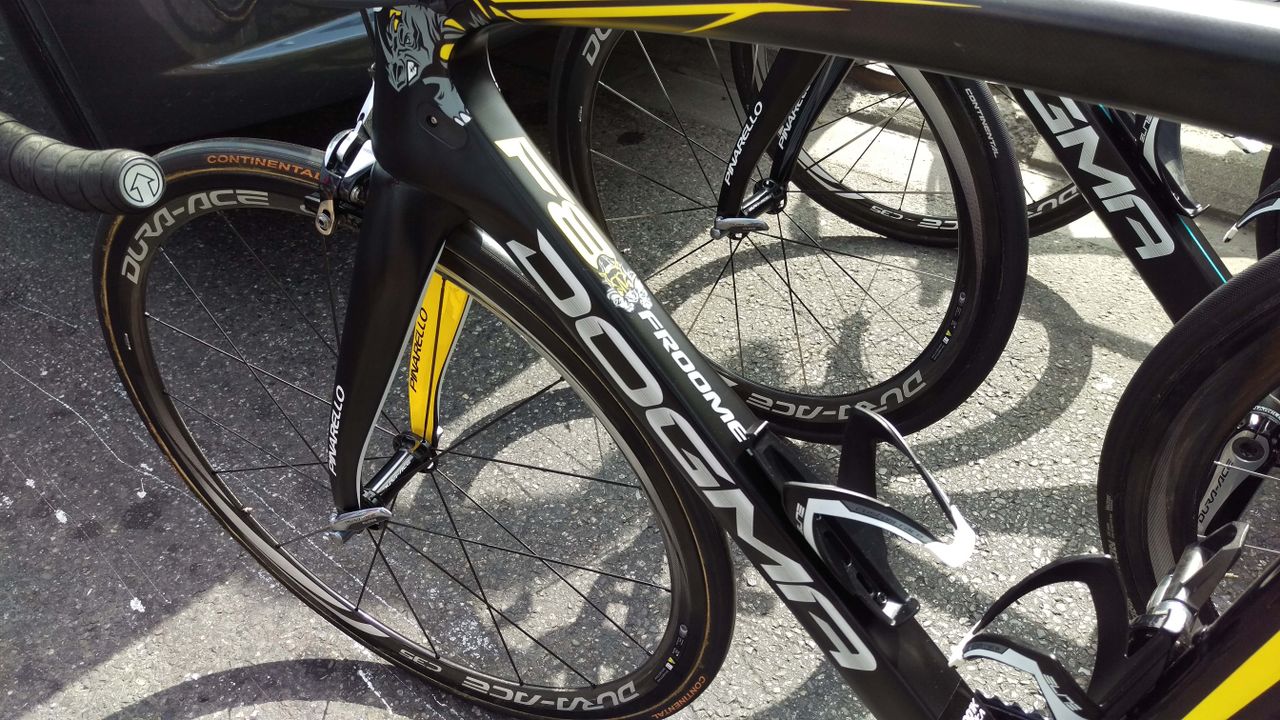 Yellow has been added to the front forks and bee motif on the bottom tube