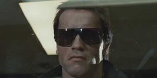 Arnold Schwarzenegger saying "I'll be back' in The Terminator