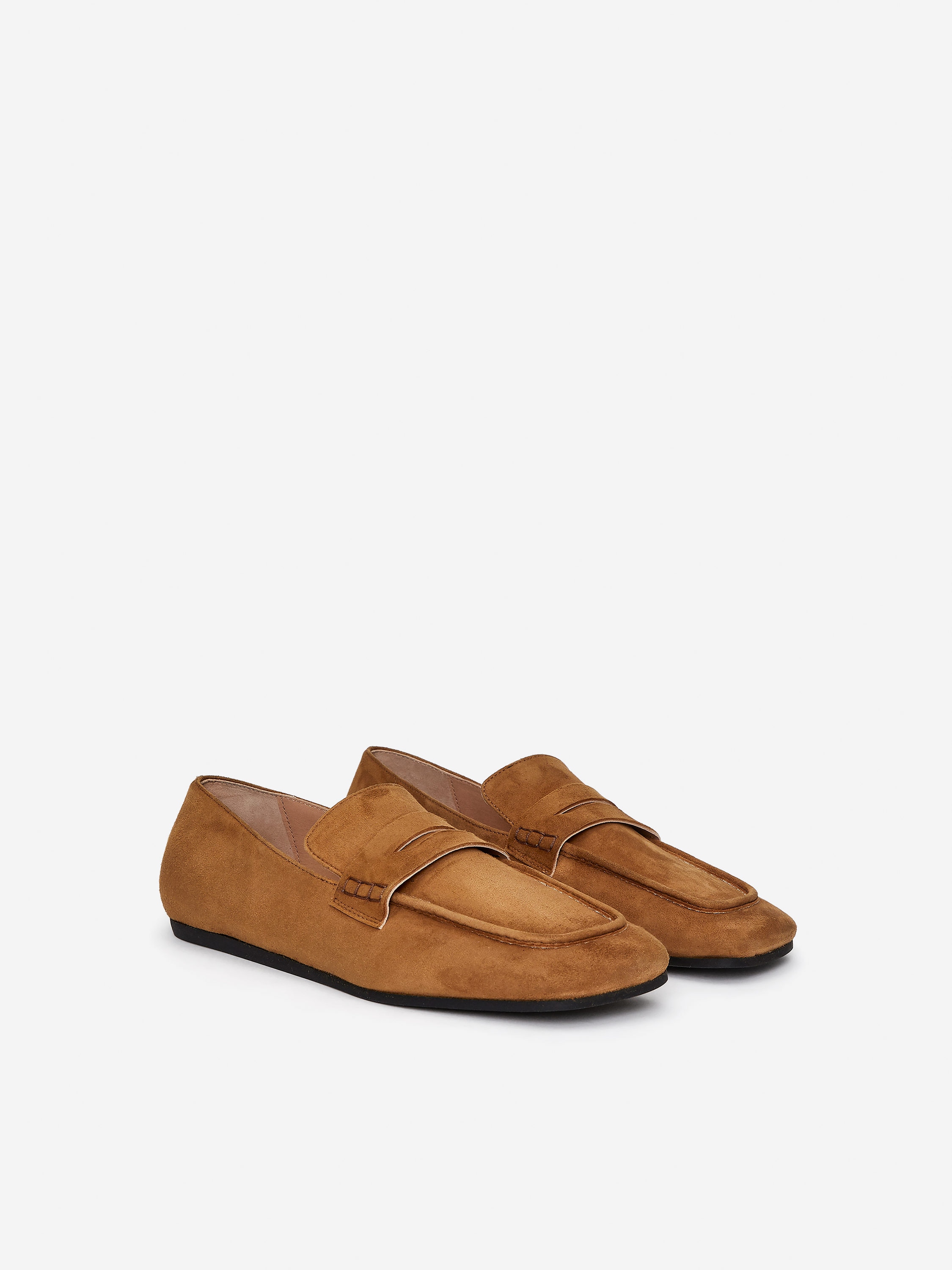 Suede Loafers &amp;ndash; Brown &amp;ndash; Women &amp;ndash; Arket Gb