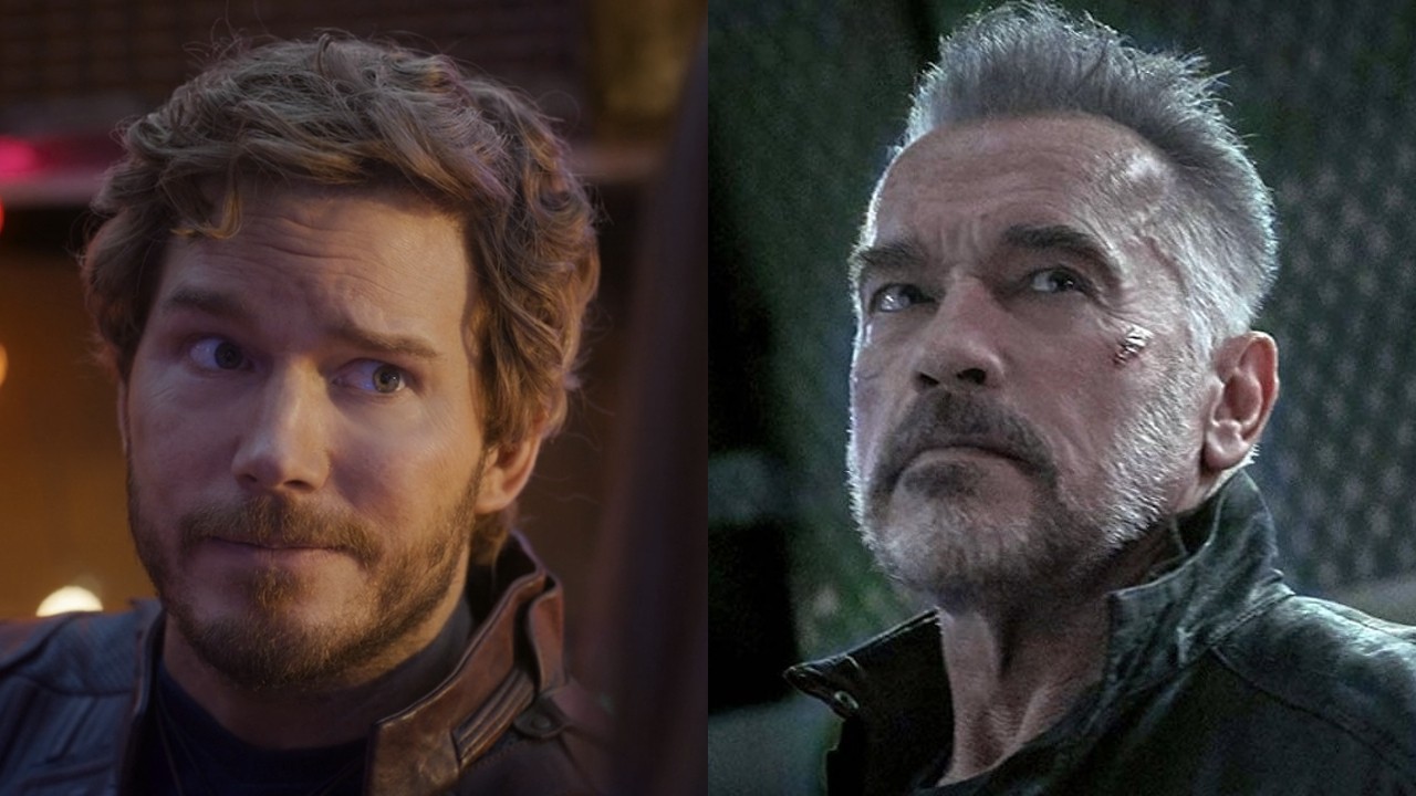 Chris Pratt stars in The Guardians of the Galaxy Holiday Special, while Arnold Schwarzenegger stars in Terminator: Dark Fate.