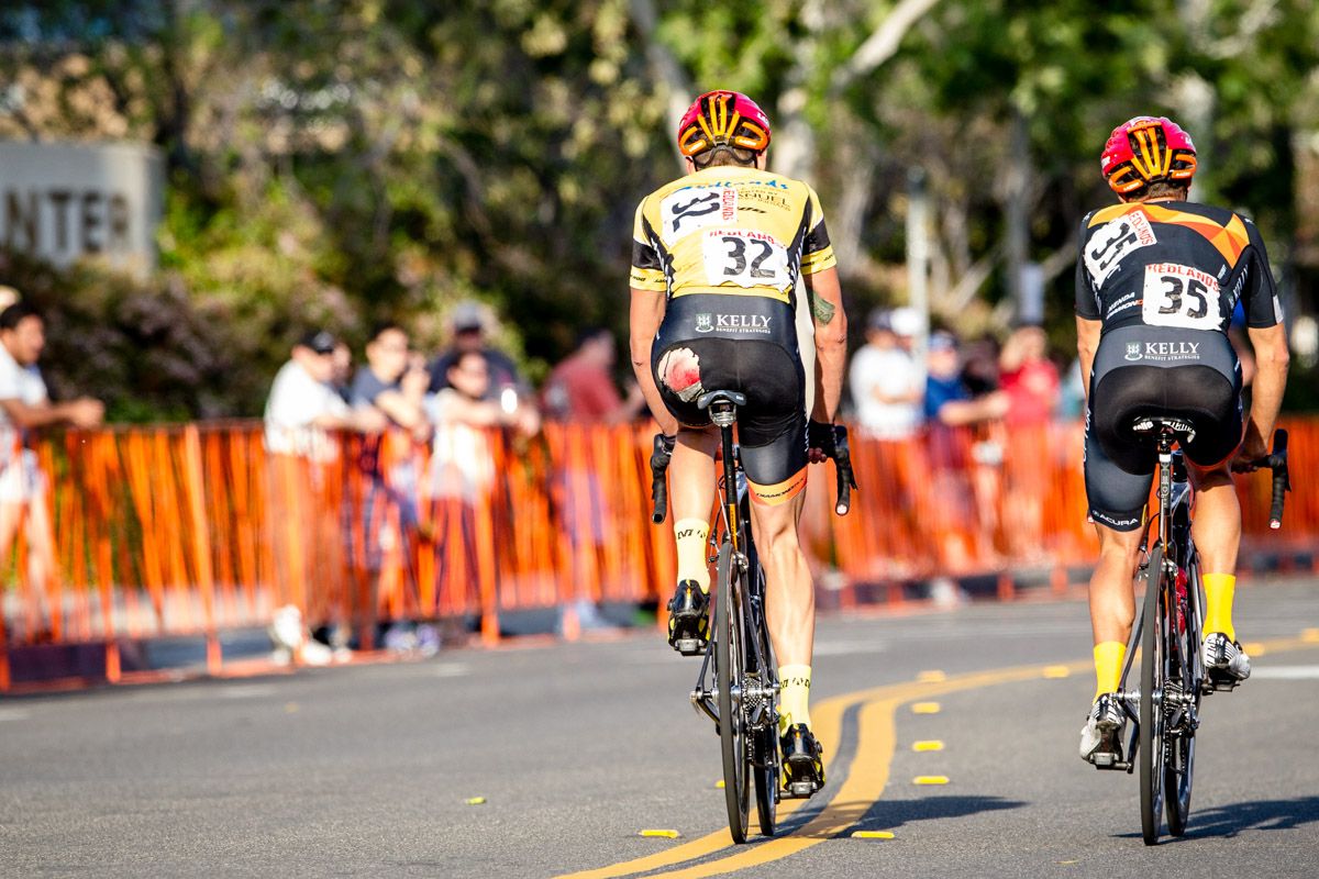 Phil Gaimon (Optum) comes in with a little less skin than at the start