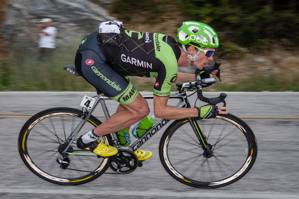 Ben King (Cannondale) on the descent.