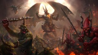 Total War Warhammer 3 Art Daemons