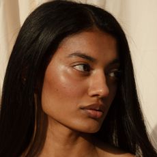 Photo of a woman with glowing skin