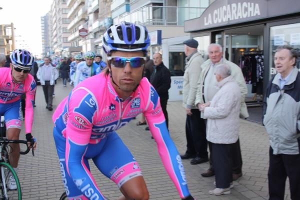 Danilo Honda (Lampre-ISD) in determined mood before the start.