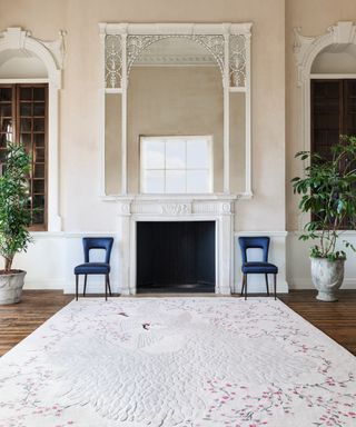 Alexander McQueen's Crown Blossom rug