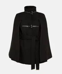 Funnel Neck Cape Coat, $300 | Karen Millen