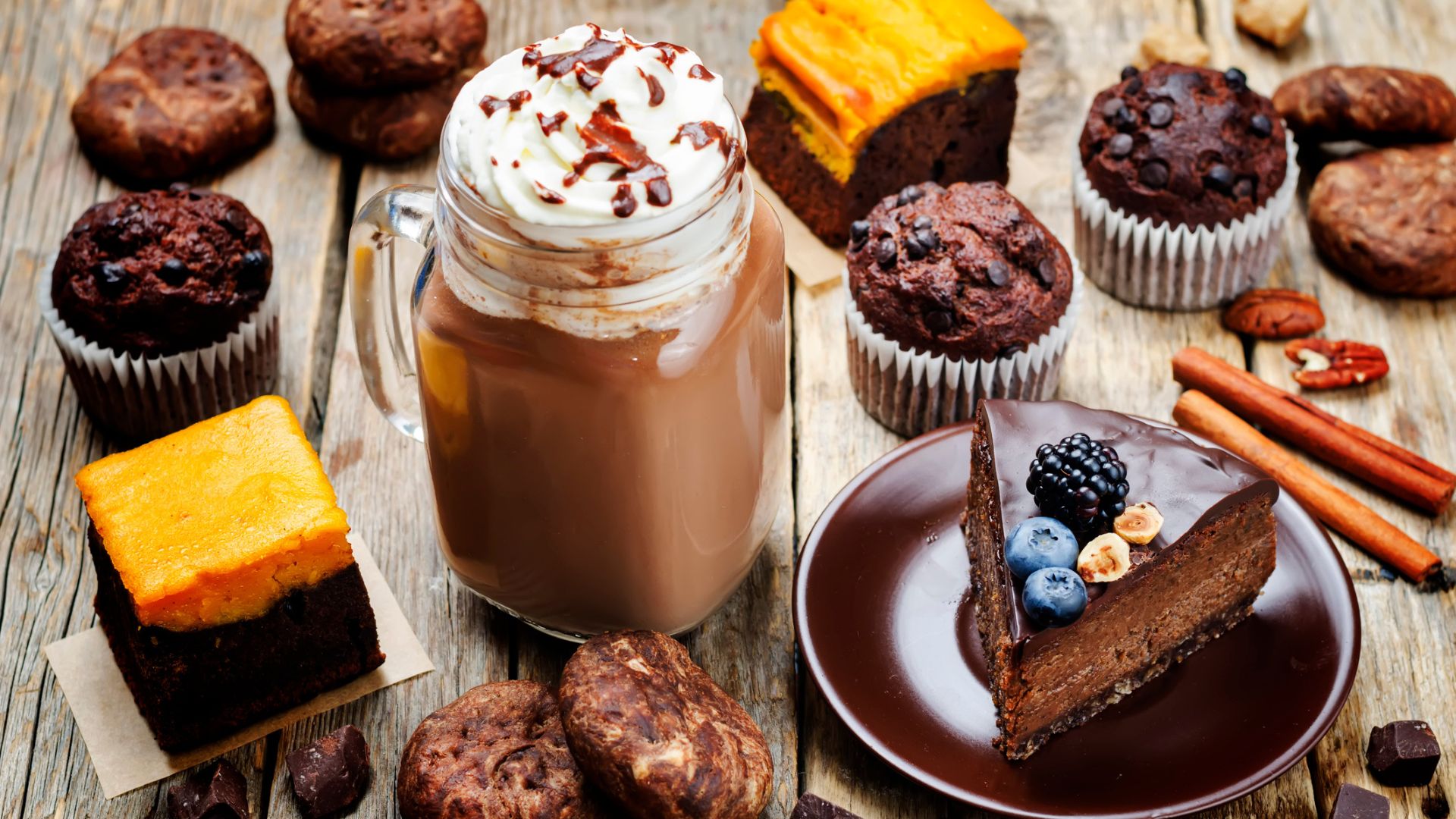 Chocolate based teatime treats