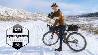 RISESBIK Men's Thermal Cycling Bib Tights Winter Fleece Bike Long Bib Pants Padded Cold Weather Fleece Bicycle Leggings 