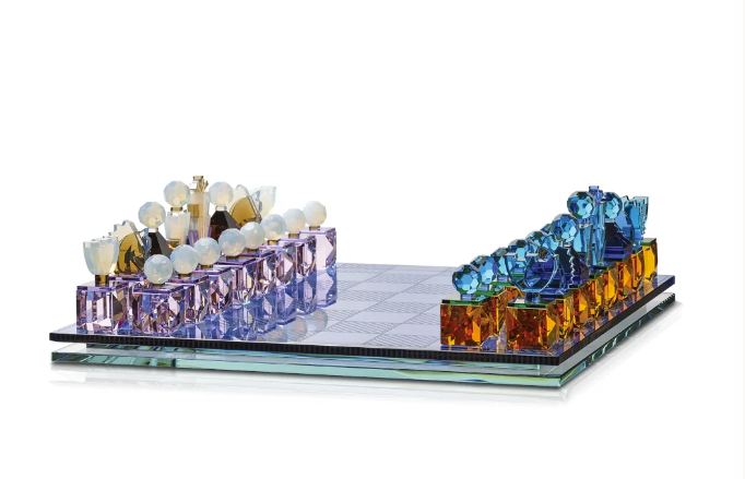 Crystal chess set
