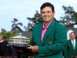 Patrick Reed in his Green Jacket after winning The Masters in 2018