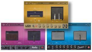 Three Universal Audio Guitar Amp plugins