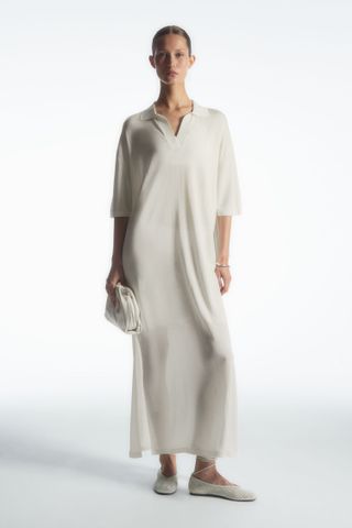 COS Polo Knit Maxi Dress 