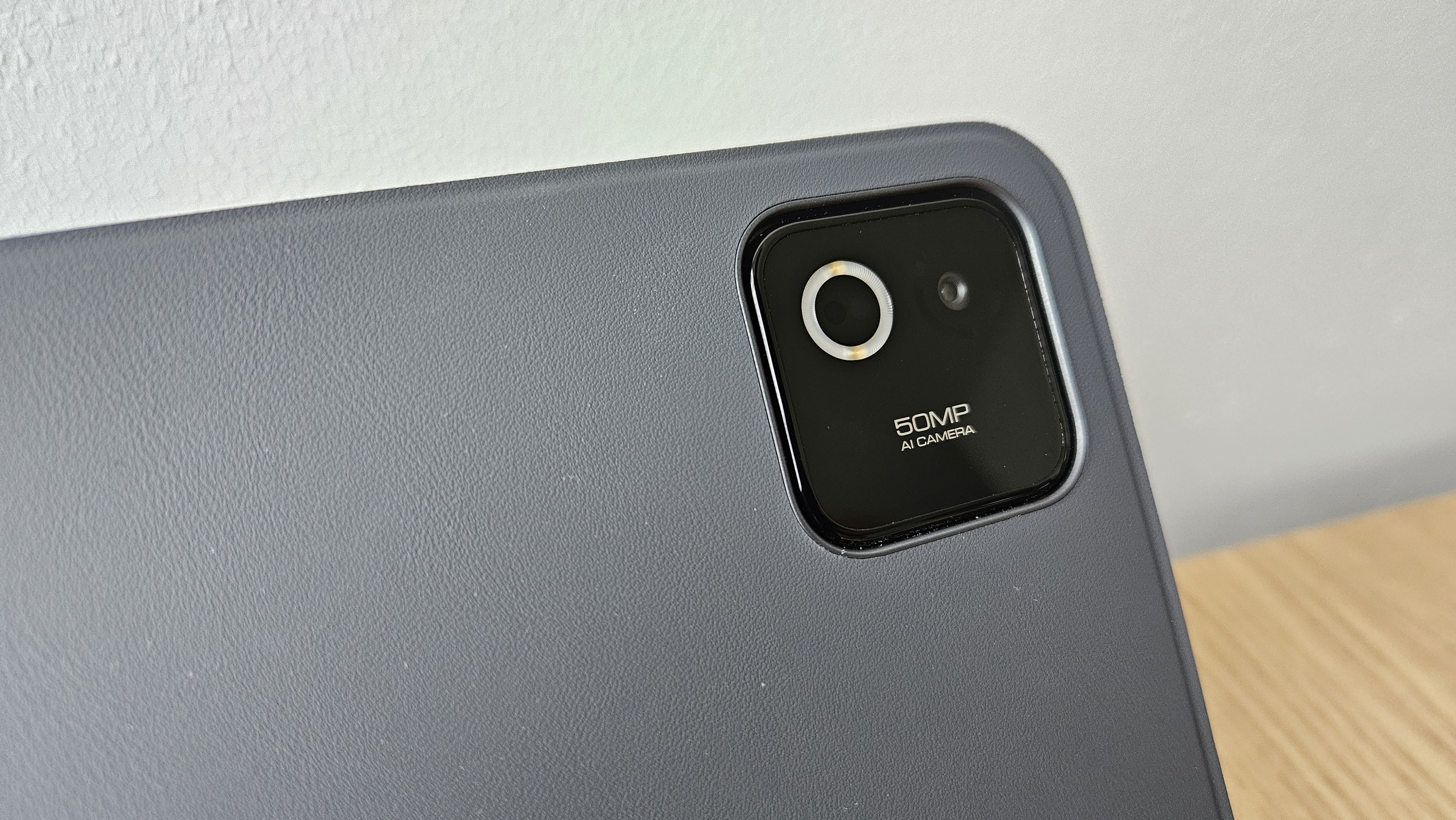 The Xiaomi 8 Pro on a desk