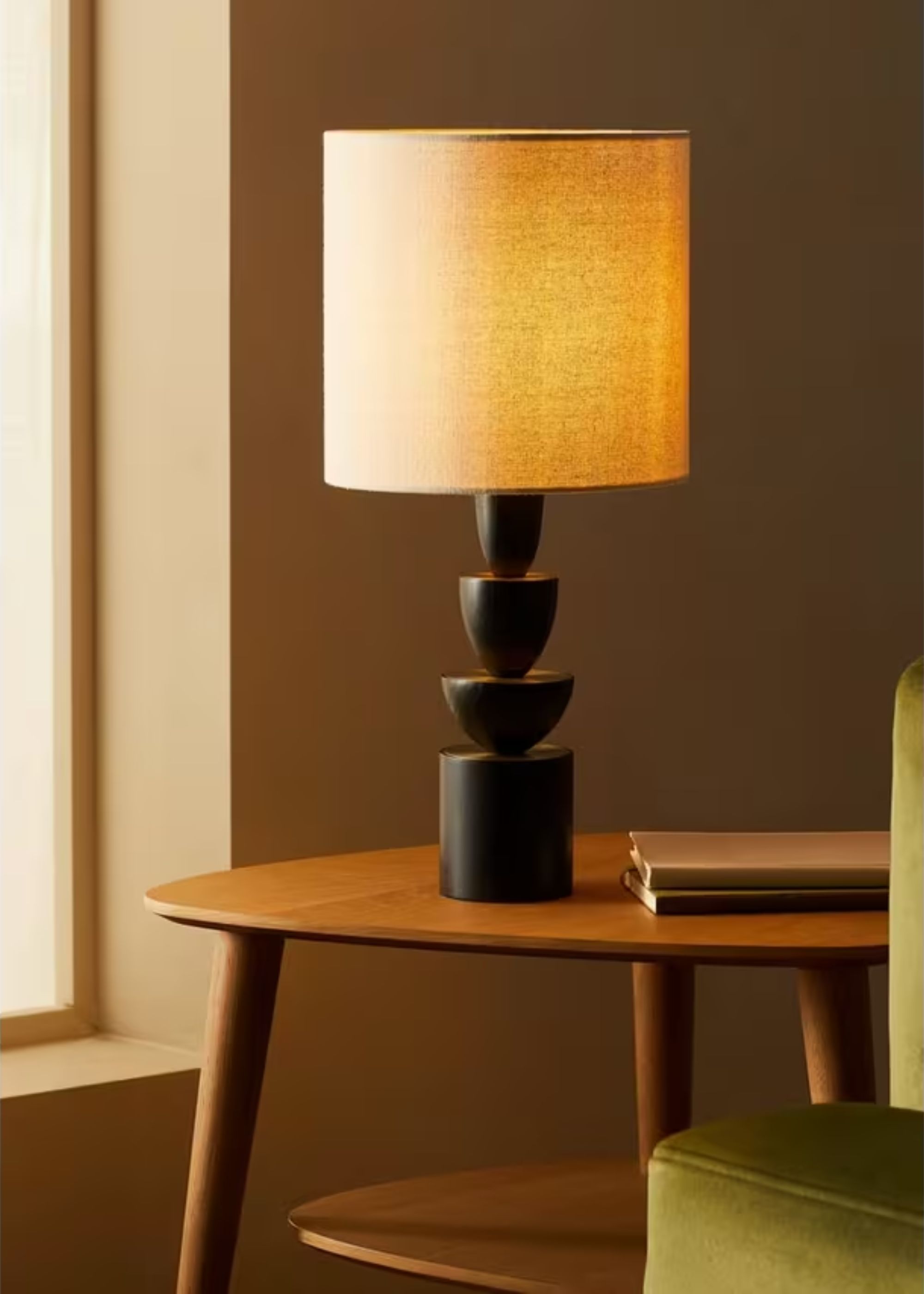 John Lewis, Stacked Wooden Table Lamp
