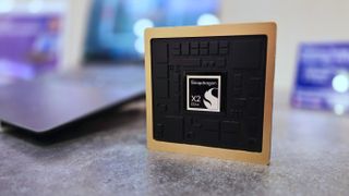 Images of Qualcomm's new Snapdragon X2 Elite Extreme processor, benchmarks from reference design laptops, and pictures from the announcement at the Snapdragon Summit (2025).