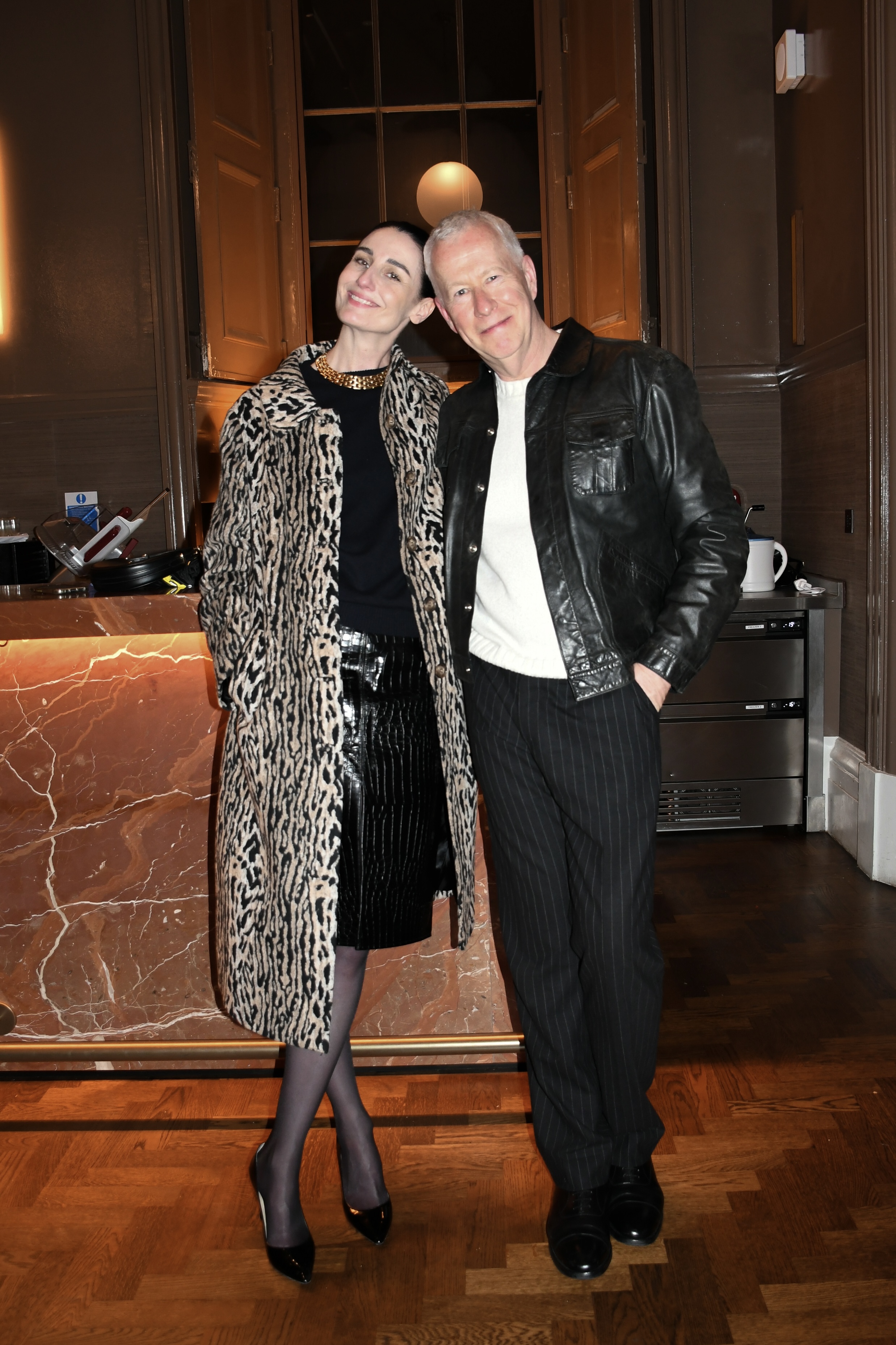 John at the first Picture This event with supermodel Erin O&amp;rsquo;Connor.
