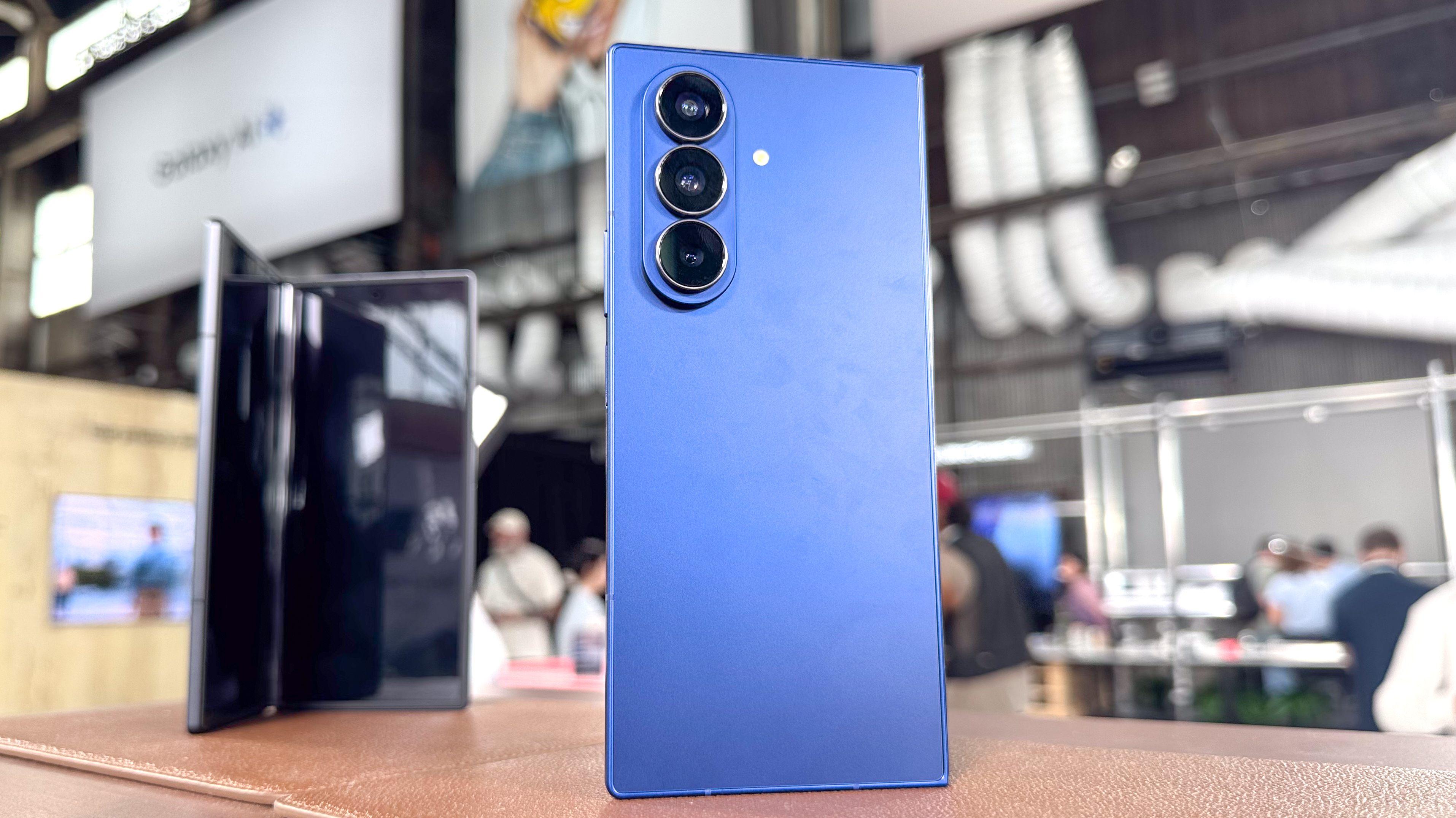 Galaxy Z Fold 7 shown during Samsung hands on event