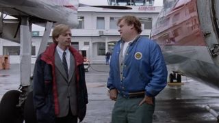 David Spade and Chris Farley in Tommy Boy