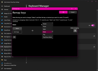 PowerToys Keyboard Manager
