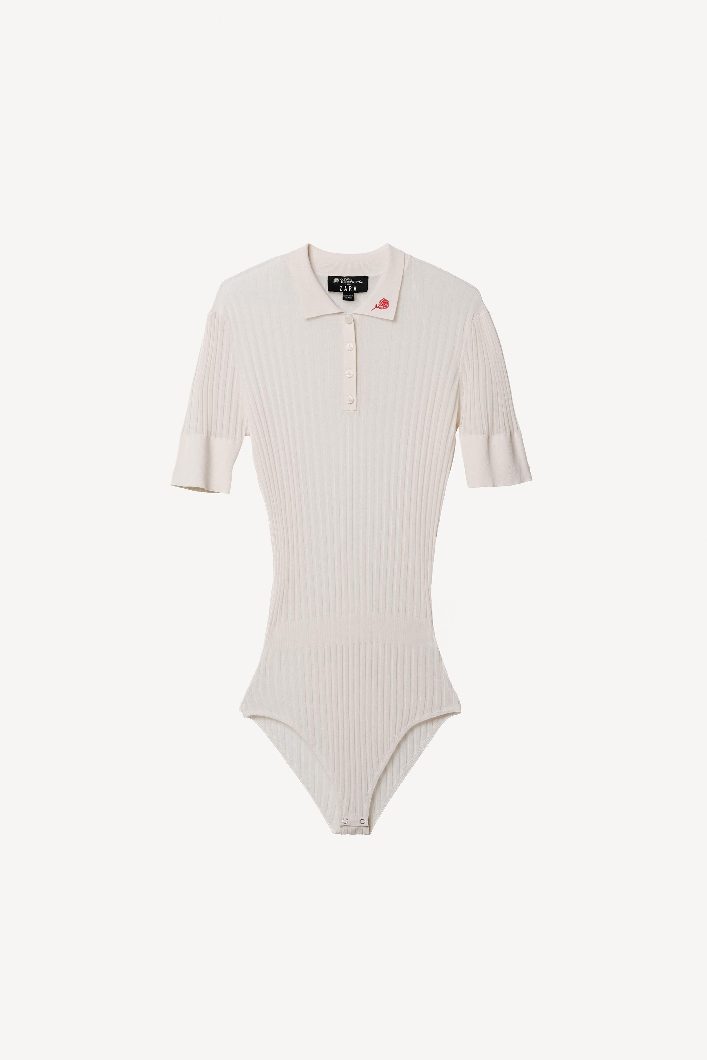 Willy Chavarria X Zara Extra-Fine Ribbed Knit Bodysuit
