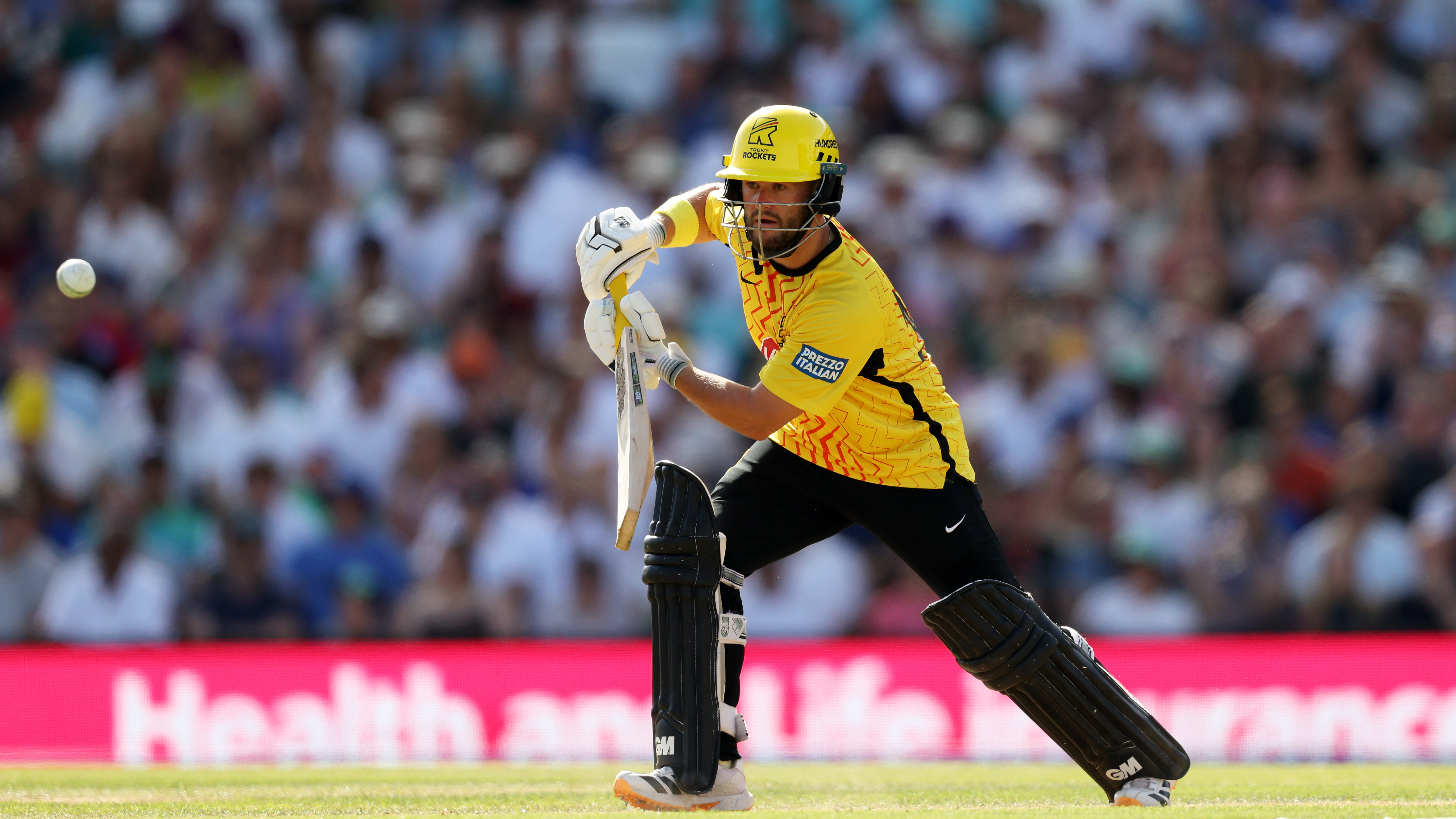 Ben Duckett of Trent Rockets Men bats during The Hundred match between MI London Men and Trent Rockets Men at The Kia Oval
