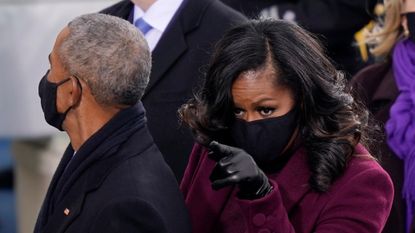 Barack and Michelle Obama at the inauguration of President Joe Biden