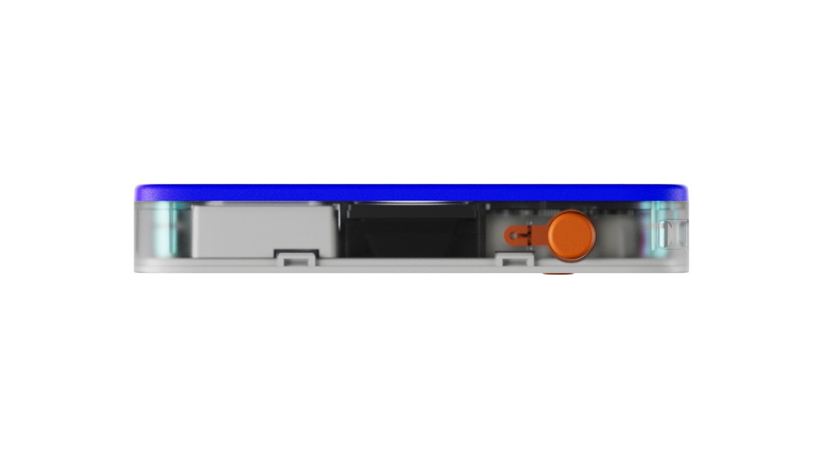 The Await Camera, a compact digital camera