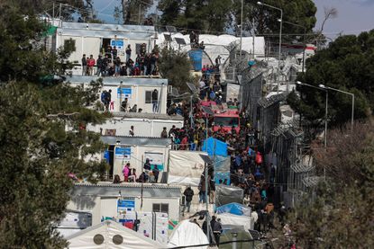 Greece refugees. 