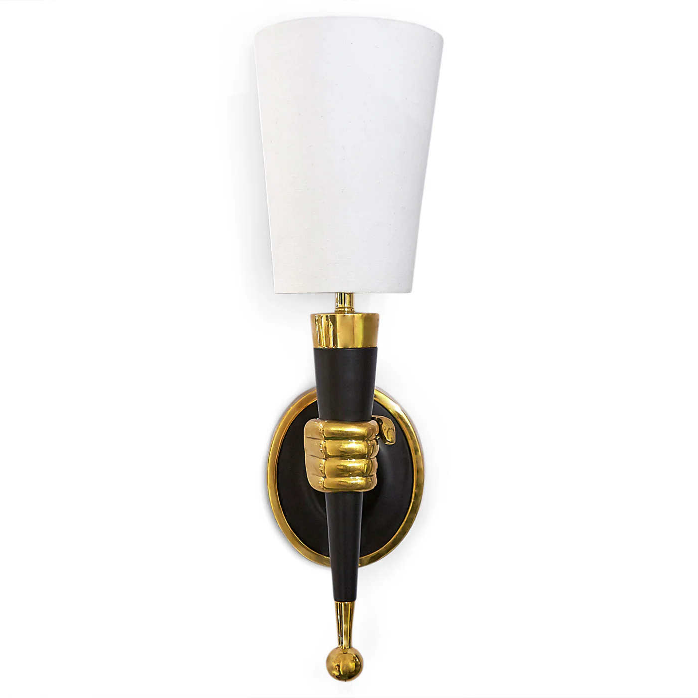 Jonathan Adler, Brass Hand Sconce