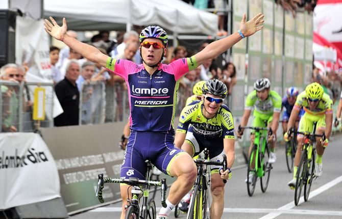 Niccolo Bonifazio (Lampre-Merida) won the Coppa Agostoni