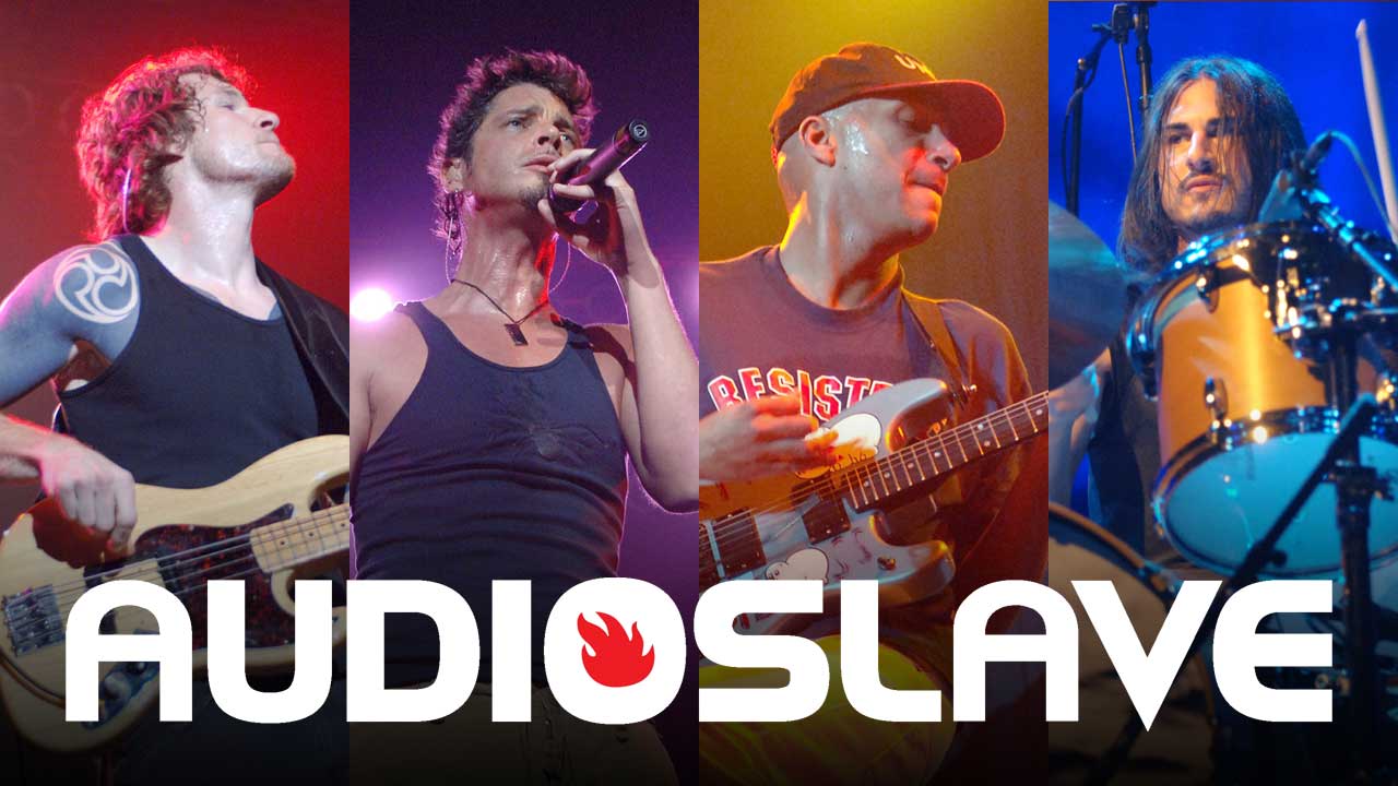 Audioslave onstage in 2005