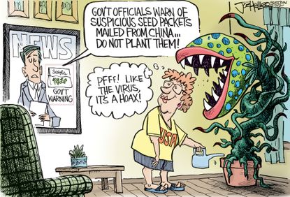 Editorial Cartoon U.S. China seeds&amp;amp;nbsp;