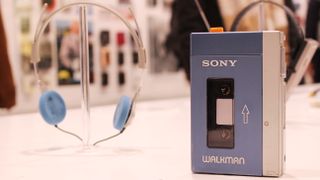 The original Sony Walkman TPS-L2 in a shop