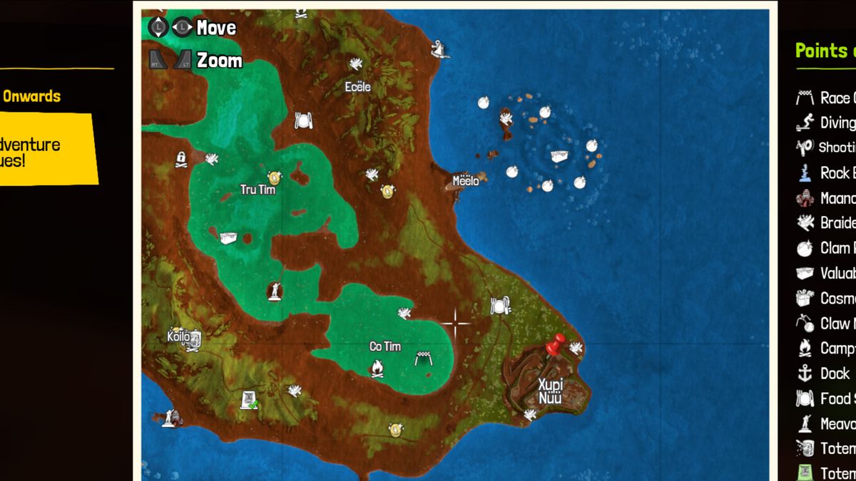 Tchia treasure map