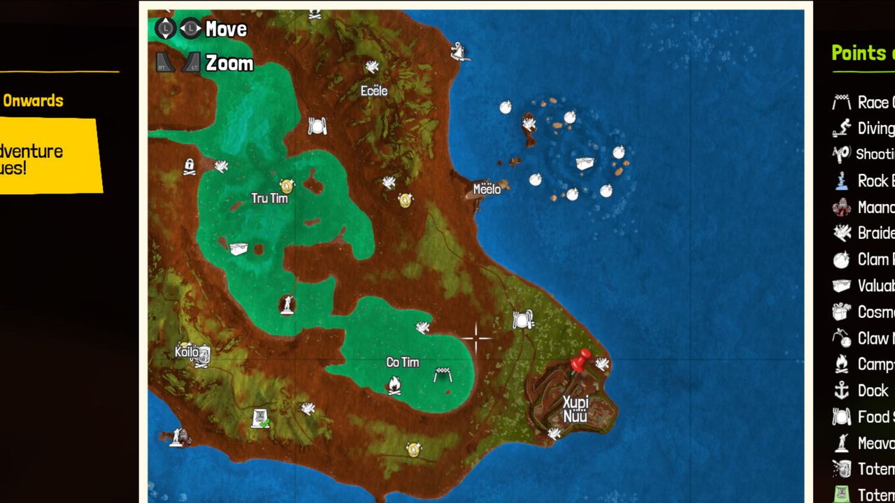 Tchia treasure map