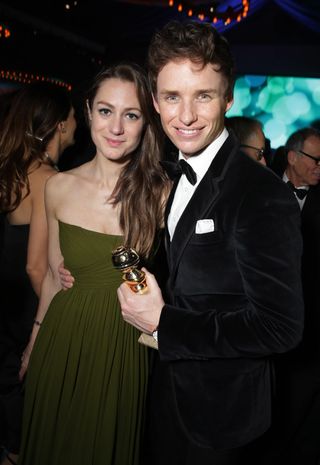 Eddie Redmayne & Hannah Bagshawe at The Golden Globes After Party 2015