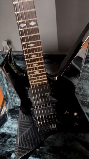 Josh Middleton's ESP custom shop guitar