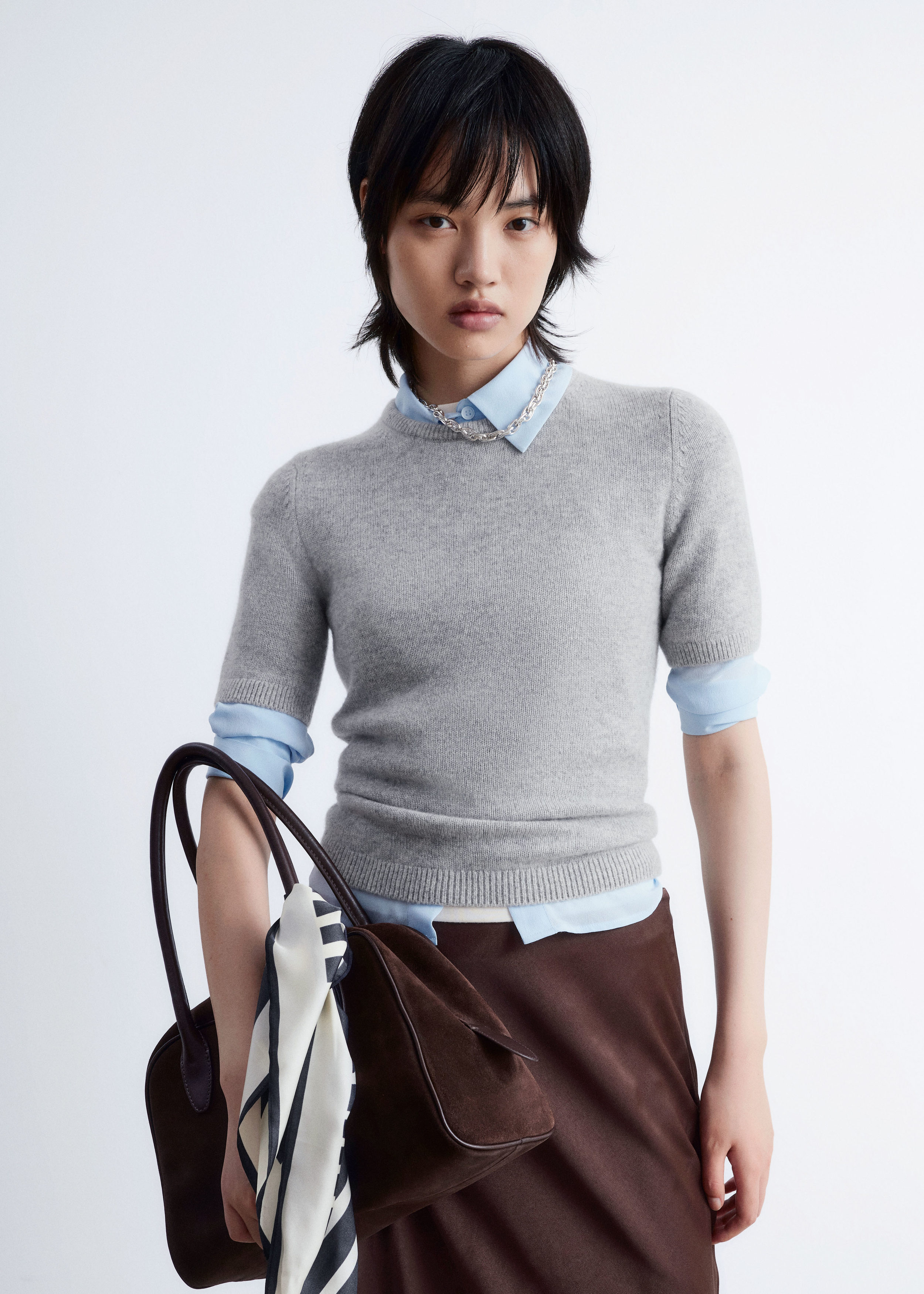 Knitted Cashmere T-Shirt