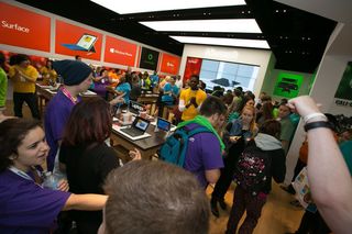 The Microsoft Store grand opening in Friendswood, TX features tremendous deals and giveaways