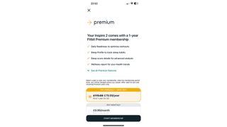 Fitbit Premium screenshot
