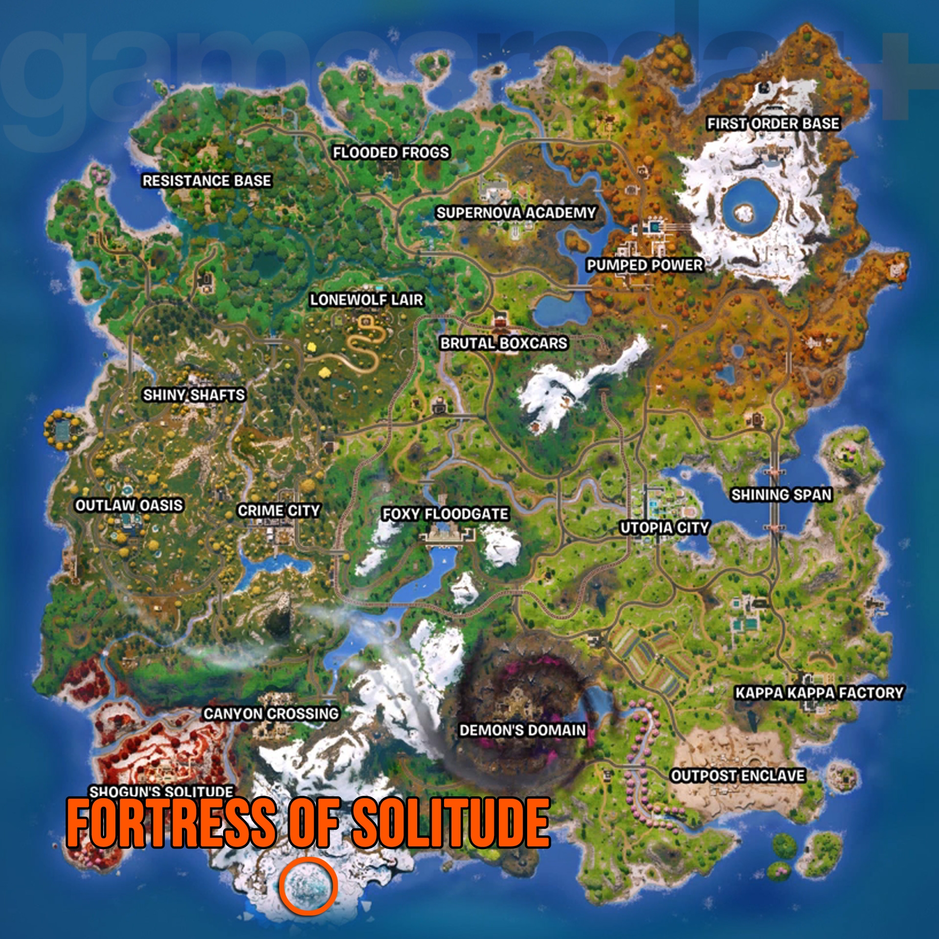 Fortnite Fortress of Solitude
