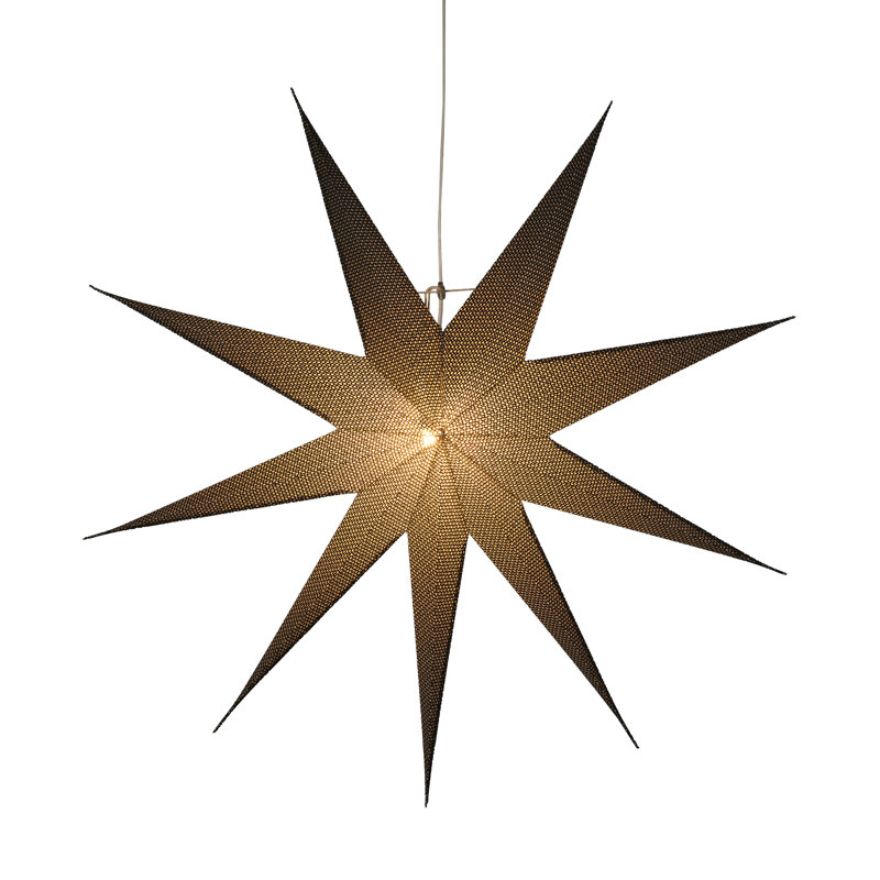 Konstsmide Hanging Paper Star Lantern &amp;ndash; Swedish-Style, 9-Points, 115cm, for Windows &amp;amp; Festive Decor | Wayfair.co.uk