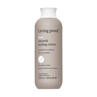Living Proof No Frizz Smooth Styling Cream for a glow dry
