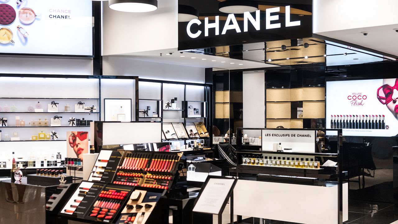 Chanel beauty counter