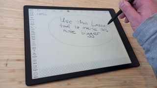 Taking notes in the Onyx Boox Tab X