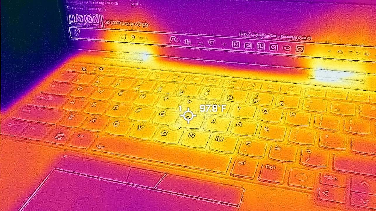 Lenovo ThinkPad X1 2-in-1 (Gen 9) thermals keyboard.